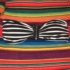 Michael Kors striped bikini top